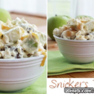 Snickers Caramel Apple Delight 3 Snickers Taffy Apple Salad