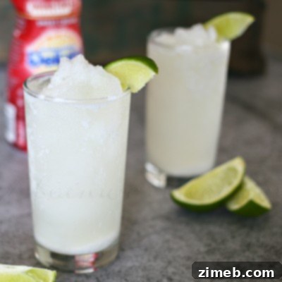 Tropical Cream Slushie Recipe Image