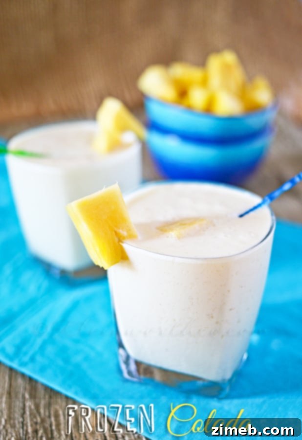 Frozen Colada - Classic tropical frozen cocktail