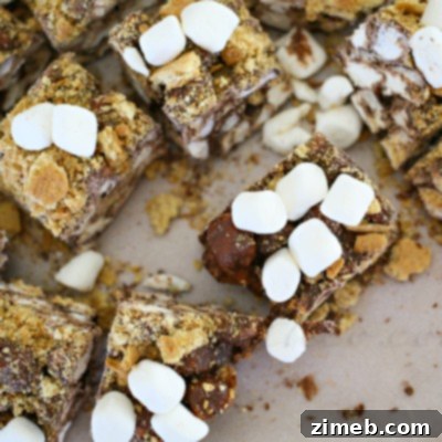 S'Mores Bars recipe image - a final shot of the delicious dessert