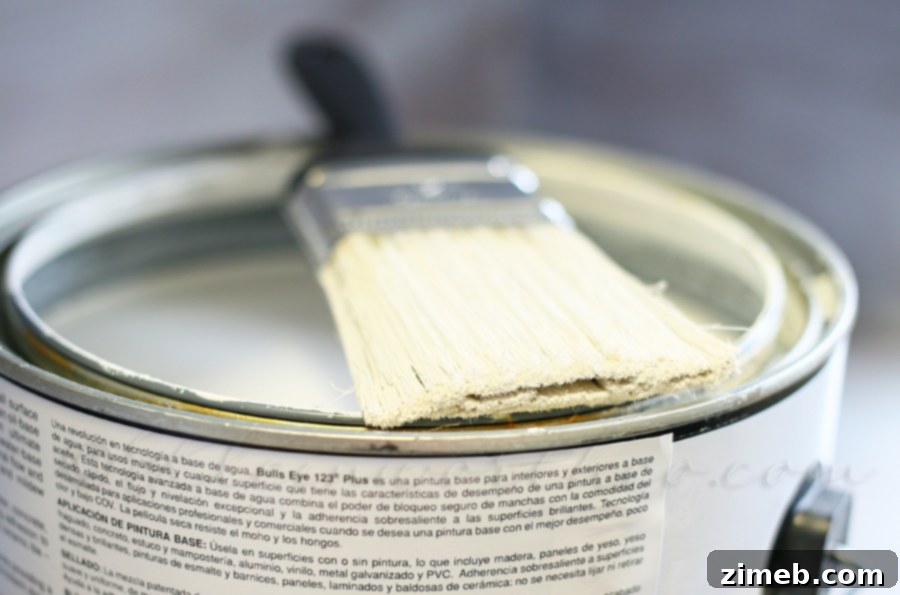 Hutch Gets a Metallic Glow Up 4 Metallic Paint Brush Close Up