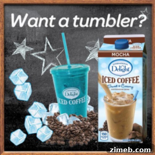 International Delight Summer Iced Coffee Tumbler Sweepstakes promotion