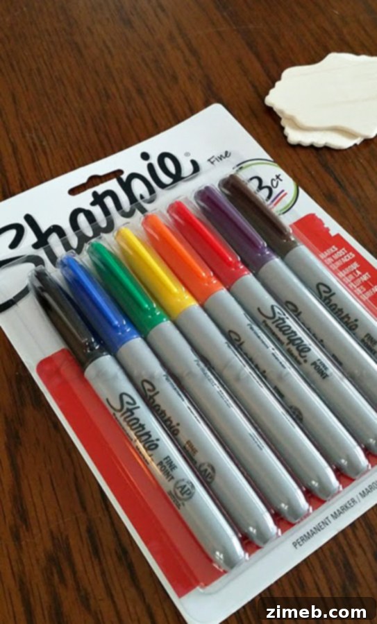 Simple Whiteboard Organizer and Sharpie Set 3 Collection of Sharpie markers for DIY organization