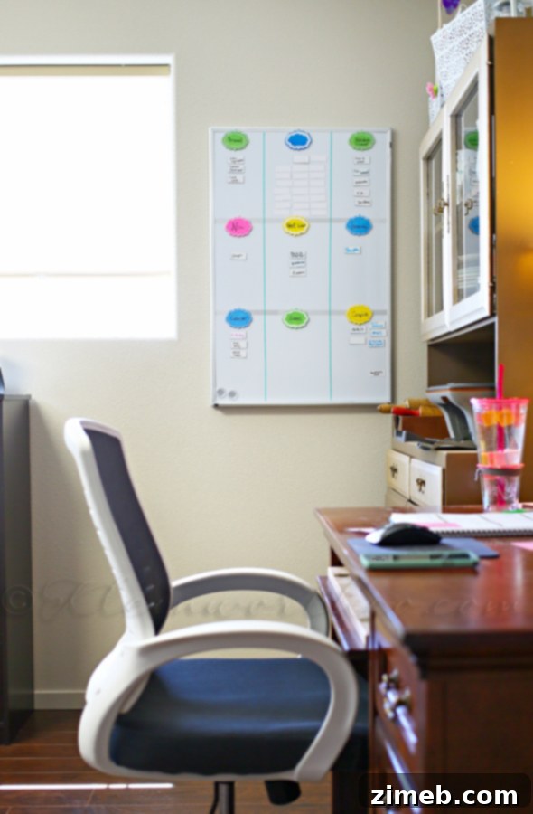 Simple Whiteboard Organizer and Sharpie Set 10 Overview of the DIY Sharpie White Board Organizer