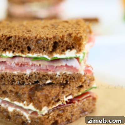 Delicious Prosciutto & French Onion Tea Sandwiches for Parties