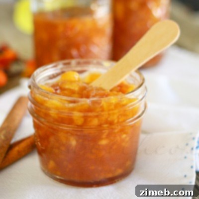 Cinnamon Peach Jam - No Sugar