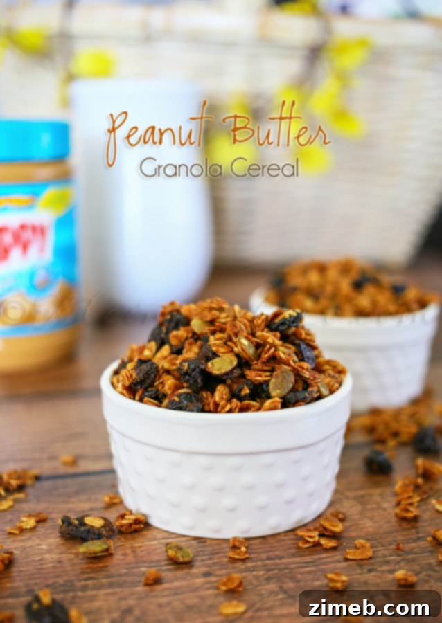 Peanut Butter Granola Crunch 4 Peanut Butter Granola Cereal