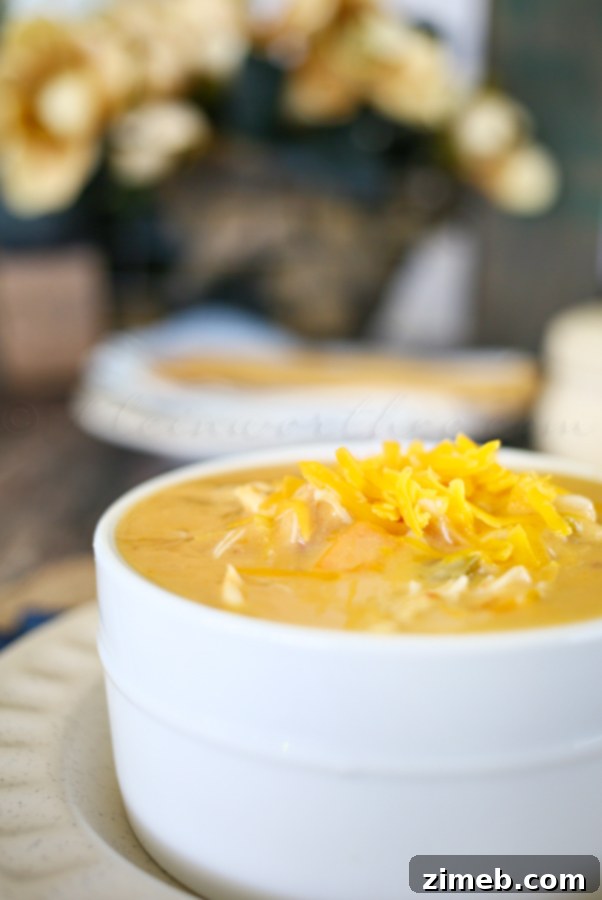 Creamy Crock Pot Jalapeno Cheddar Chicken Soup
