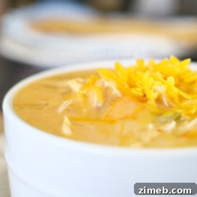 Jalapeno Cheddar Chicken Soup - a family favorite crock pot meal