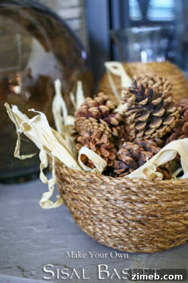 Make Your Own Sisal Basket 6 DIY Sisal Basket on Hearth
