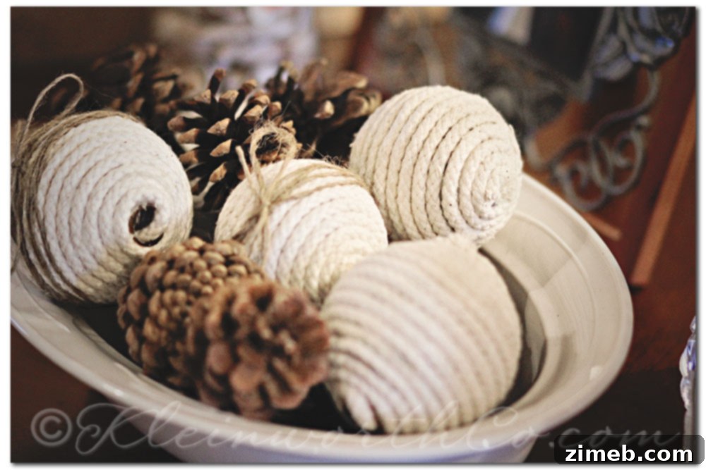 Make Your Own Sisal Basket 8 Re-Purpose Ornaments {DIY}
