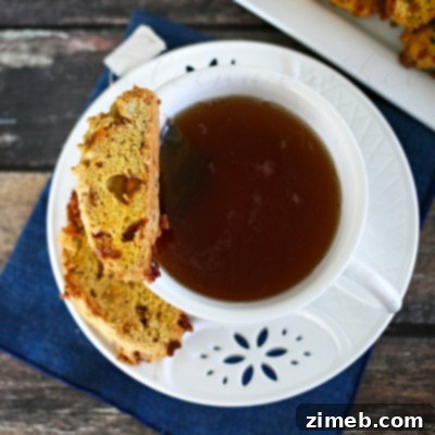 Autumn Spiced Pumpkin Caramel Biscotti 11 Pumpkin Caramel Biscotti