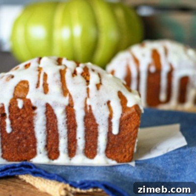 Cream Cheese Glazed Pumpkin Pecan Bread 4 Pumpkin Pecan Bread