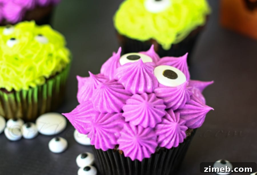 Beastly Bites 8 Teens decorating Monster Cupcakes, a fun family activity