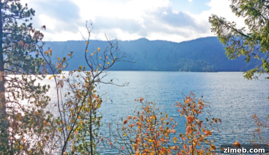 Warm Up Your Perfect Fall Family Day with Pumpkin Pie Hot Chocolate 7 Beautiful autumn landscape near a lake in North Idaho
