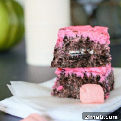 Pink Oreo Bars Recipe Image
