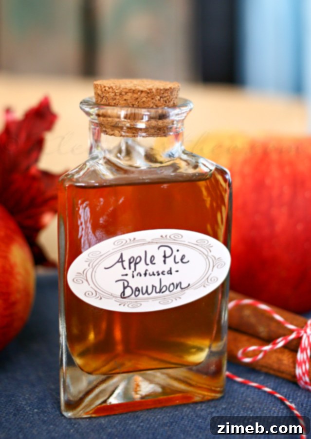 Apple Pie Infused Bourbon