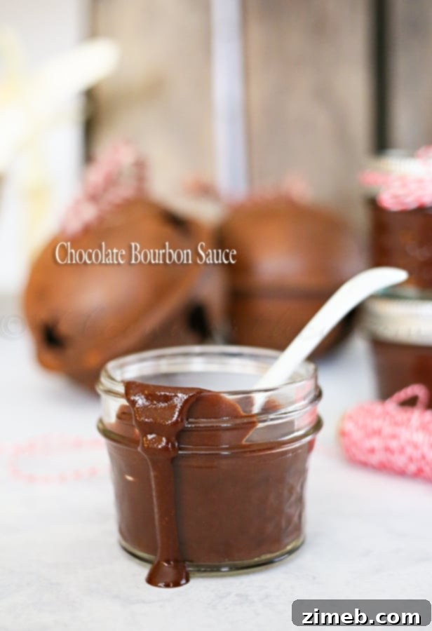 Decadent Chocolate Bourbon Sauce 4 Chocolate Bourbon Sauce
