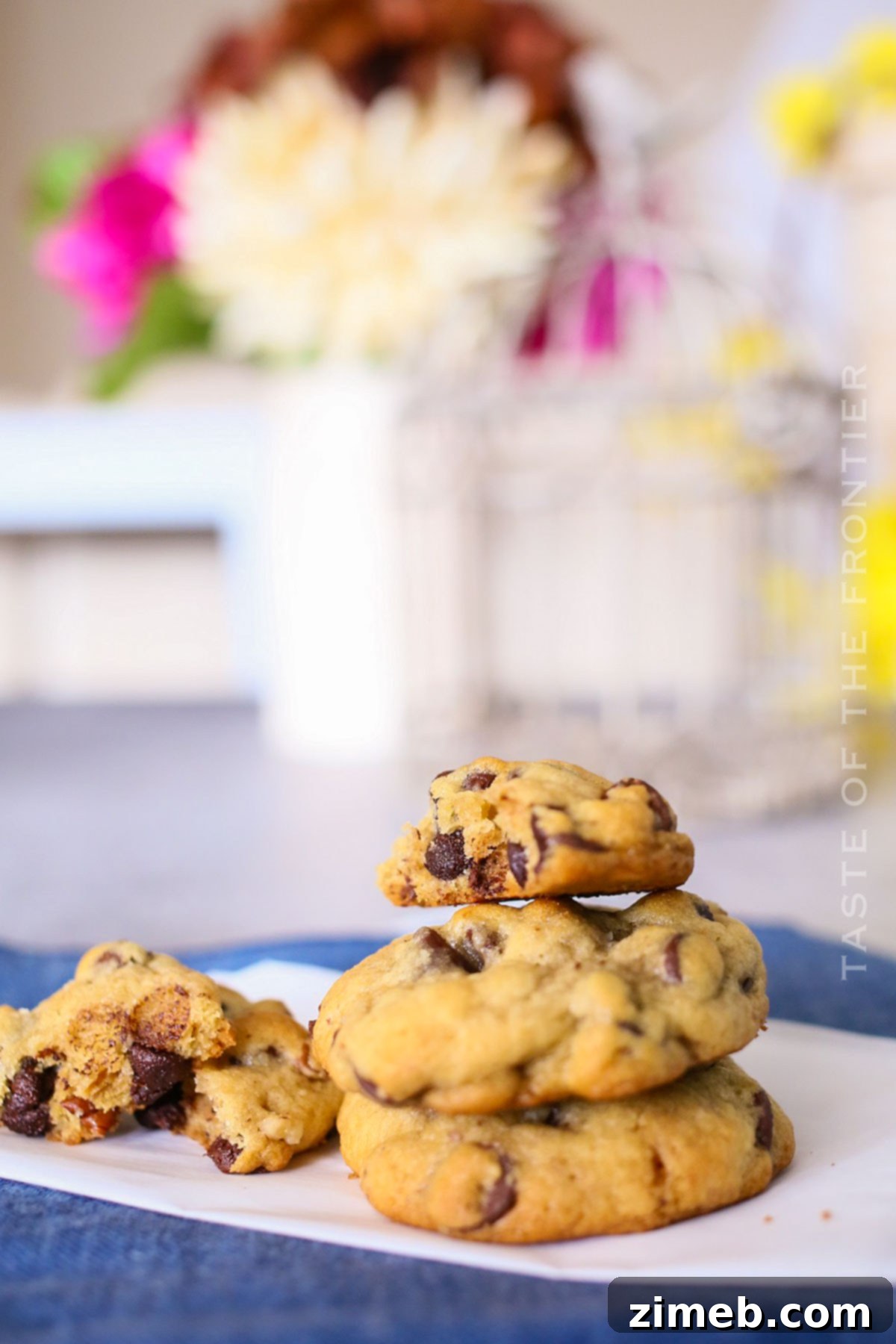 Gourmet Chocolate Chip Pecan Cookies 7 chewy cookies with nuts