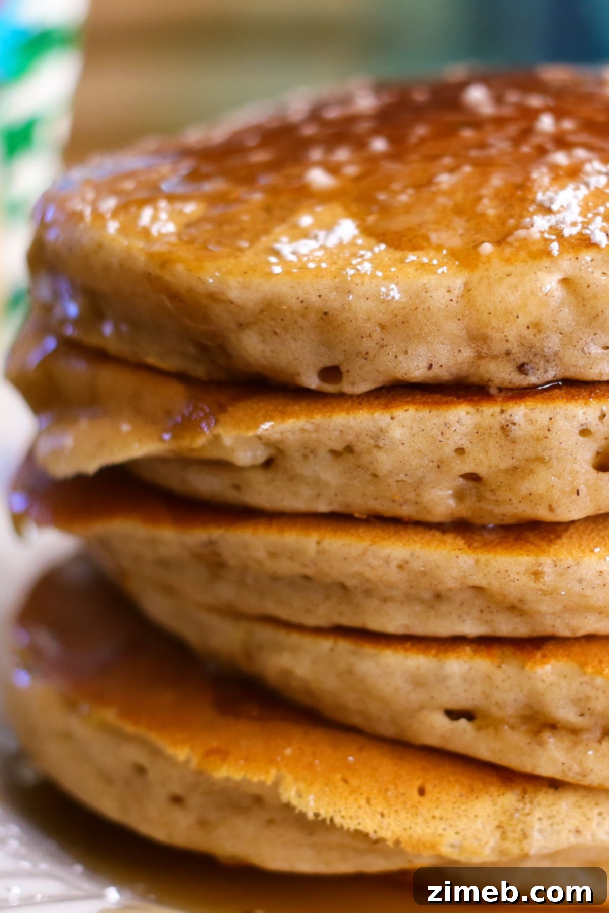 Festive Eggnog Flapjacks 6 Eggnog Pancakes recipe