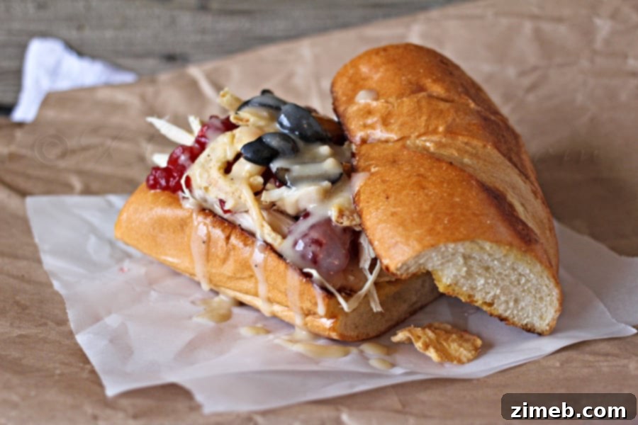 Hearty Pilgrim Butty sandwich, a creative way to use Thanksgiving leftovers