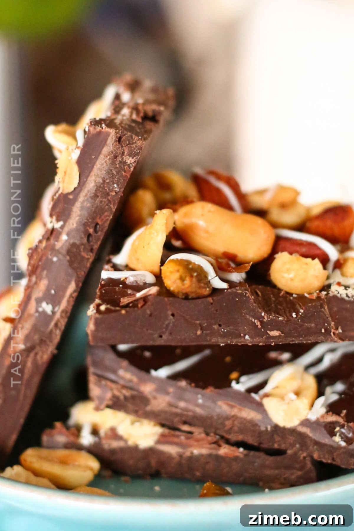 Chocolate Bark with Nuts - perfect homemade treat