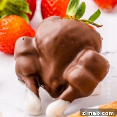 Chocolate Covered Strawberry Turkeys