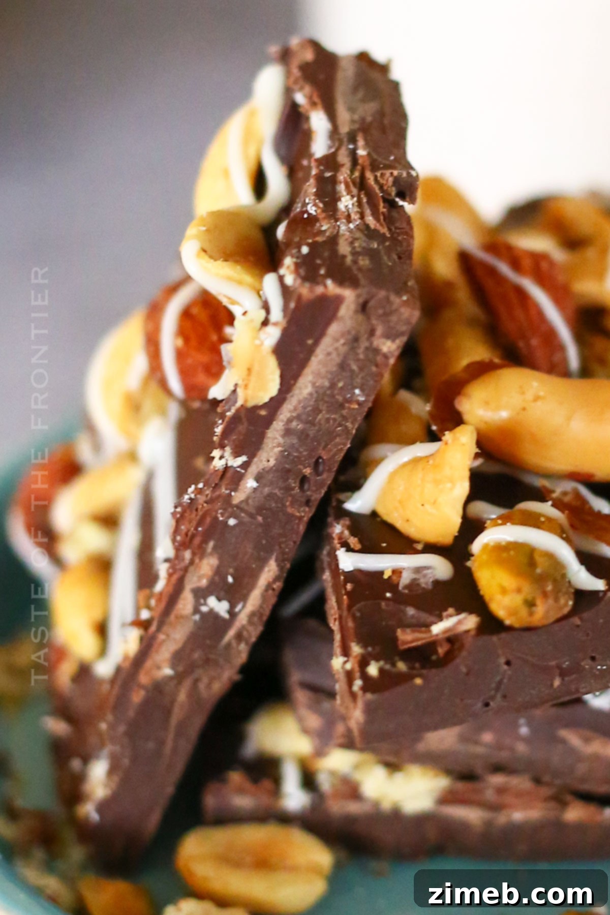 Holiday Bark with various toppings