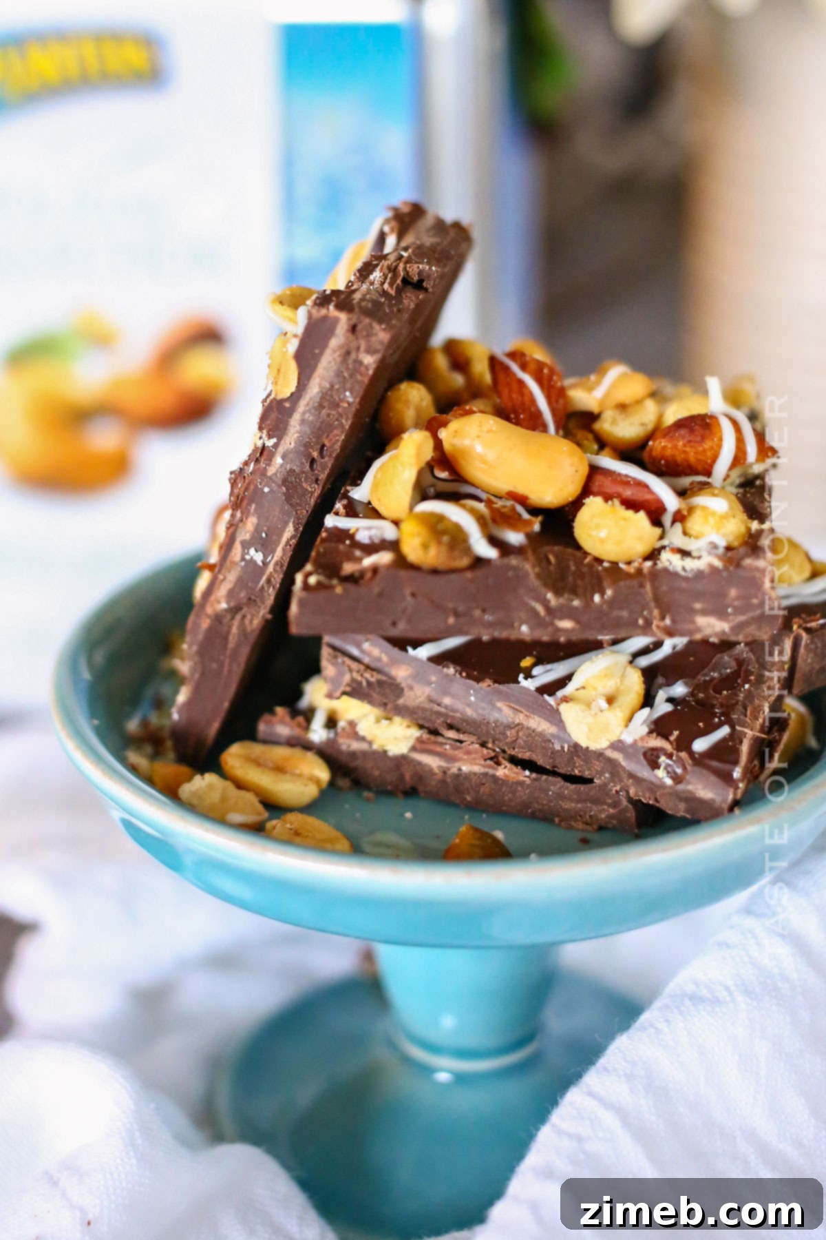 Easy Chocolate Bark with Nuts recipe steps