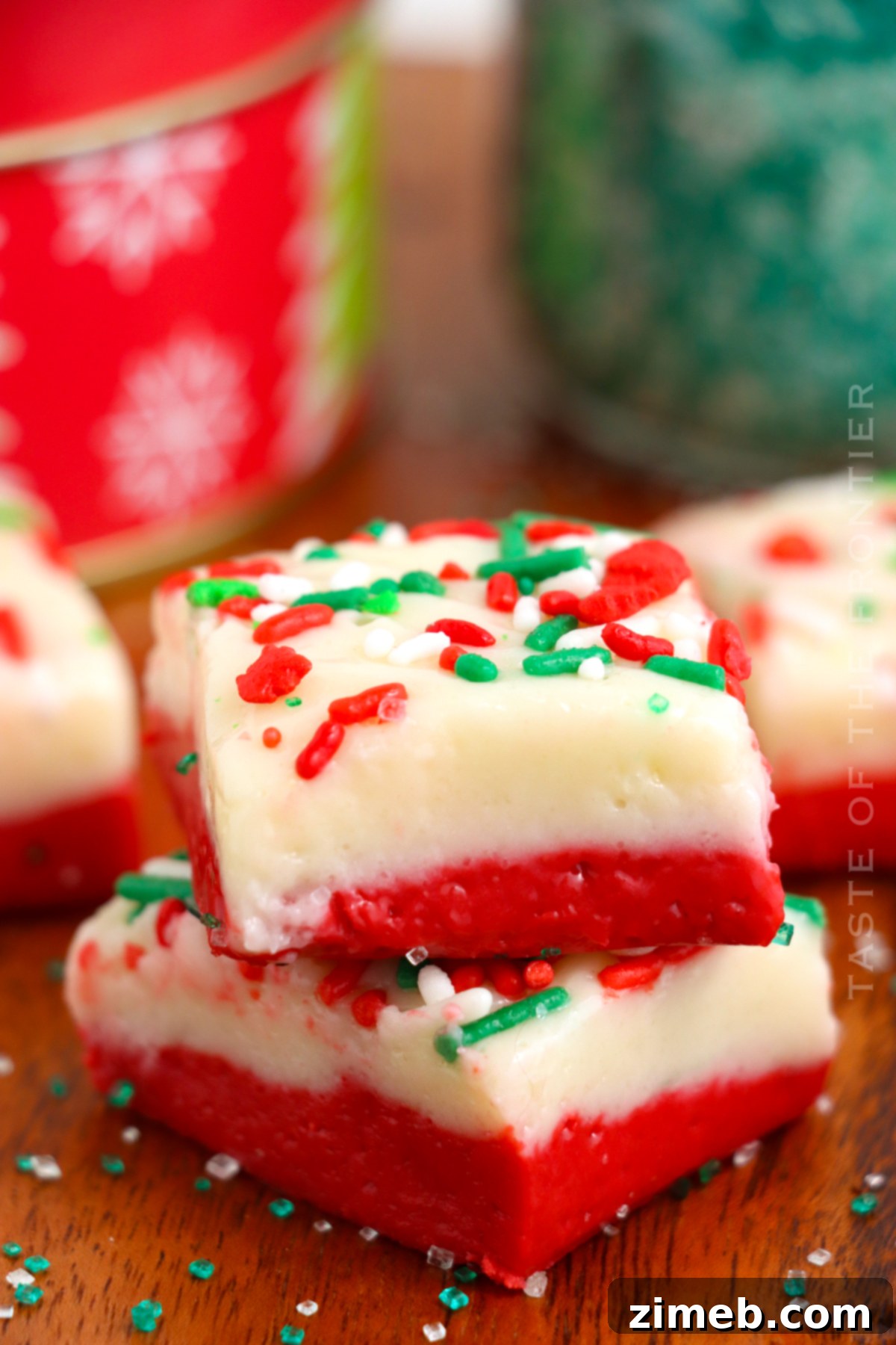 Cake Batter White Chocolate Fudge