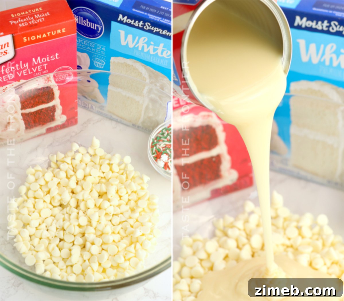 how to make Red Velvet Fudge