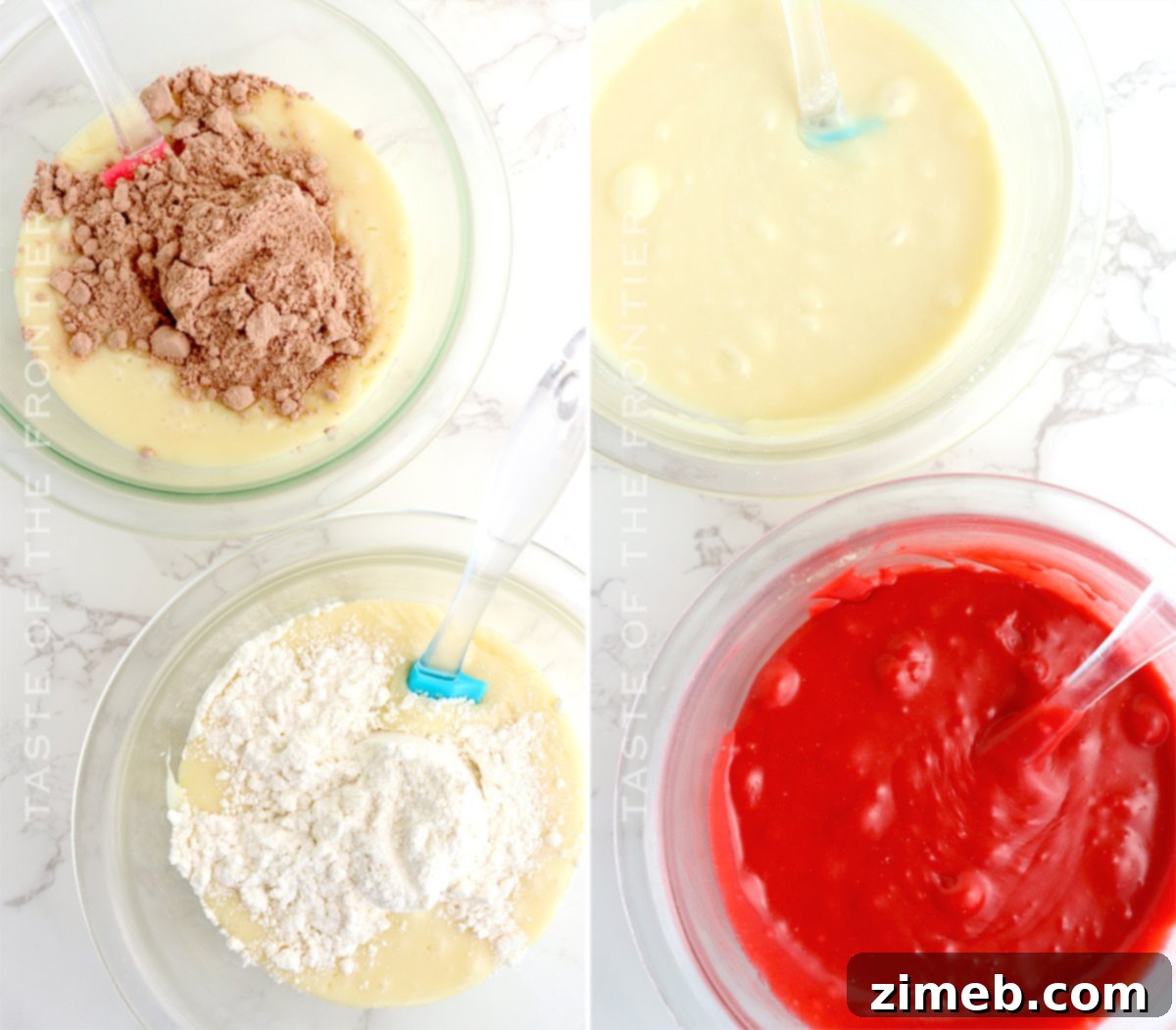 2 layer fudge making
