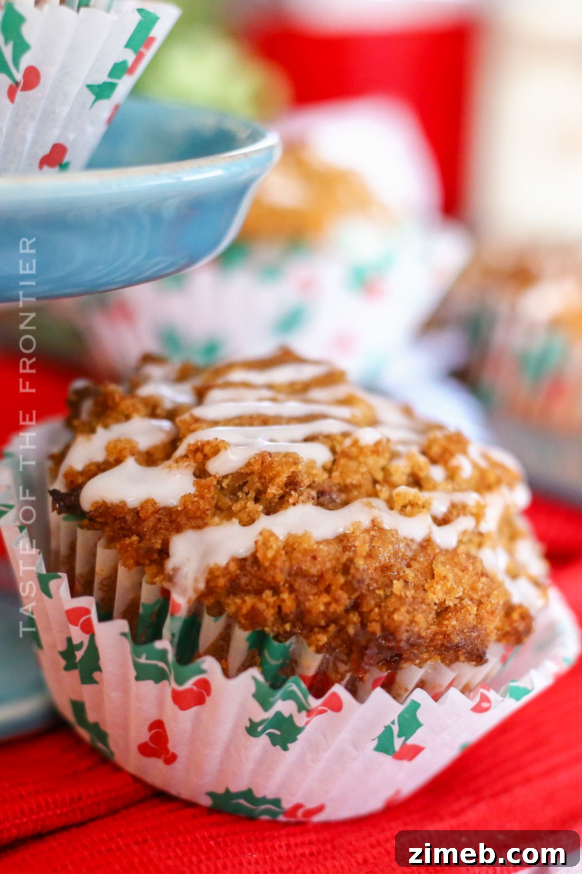 streusel topped muffins