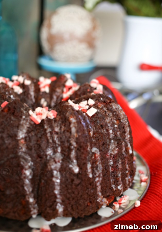 Chocolate Peppermint Bliss 3 Chocolate Peppermint Cake