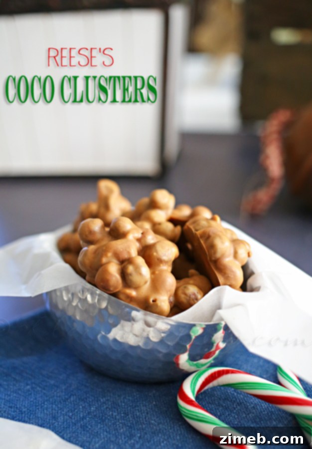 Refreshing Peppermint Pudding Cups 8 Reese's Coco Clusters