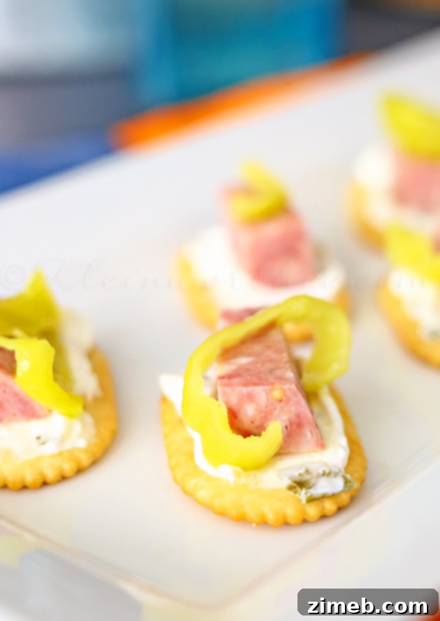Spicy Salami and Peperoncini Bites 2 Peperoncini & Salami Appetizer