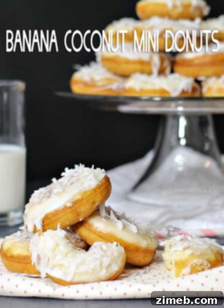 Banana Coconut Donuts