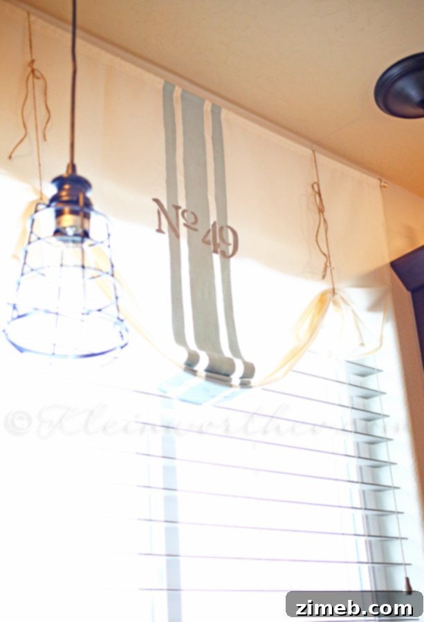Grain Sack Curtain