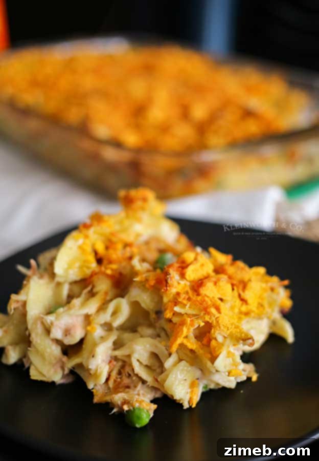 Creamy Tuna Noodle Delight 4 Easy dinner recipe - Tuna Noodle Casserole