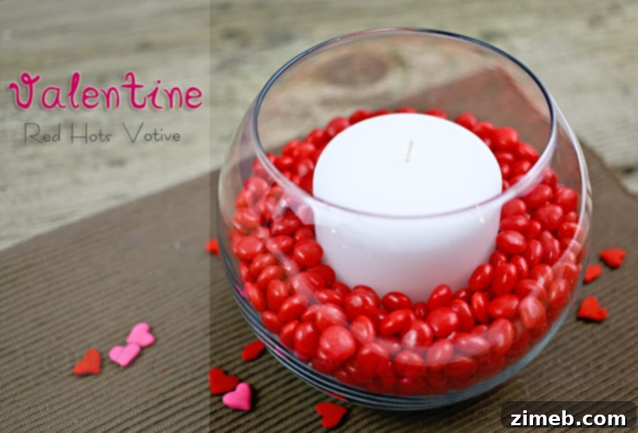 Valentine Red Hots Votive