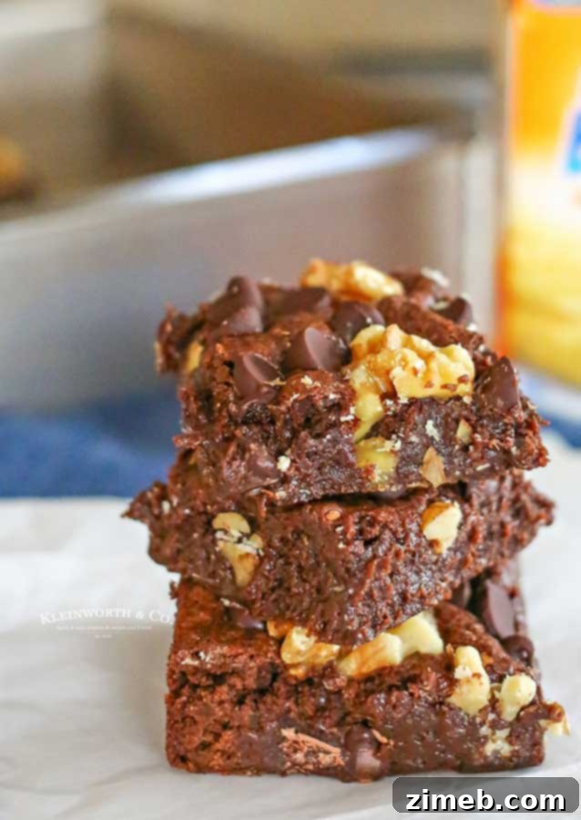 Triple Chocolate Brownies recipe