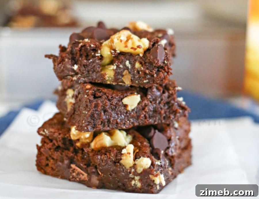 Triple Chocolate Brownies