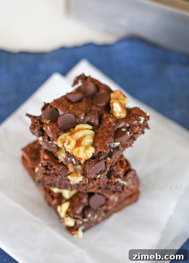 Triple Chocolate Brownies