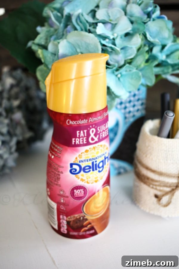 Repurposed International Delight Coffee Creamer Bottles