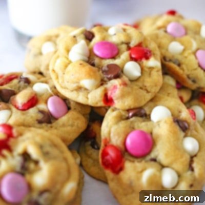Heartfelt Chocolate Chip Cookies 5 Valentine Chocolate Chip Cookies