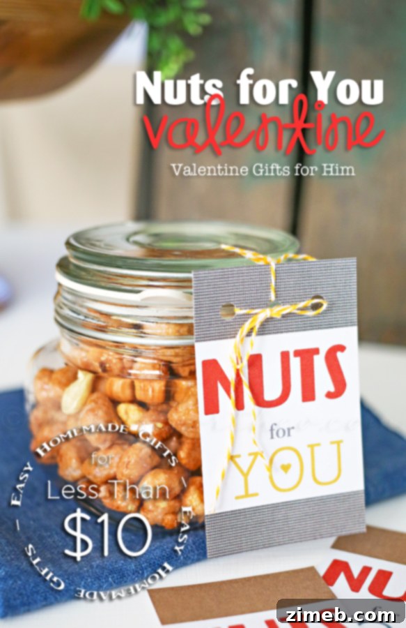 Love-Struck Chocolate Sugar Cookies 7 Nuts for You Valentine - a delightful Valentine's Day treat idea