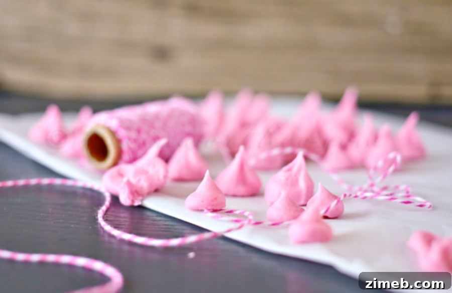 Delicious Cream Cheese Mints shaped like hearts and kisses