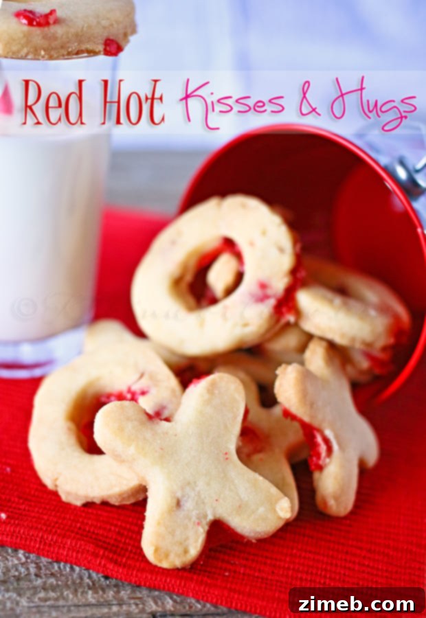 Red Hot Kisses & Hugs Cookies