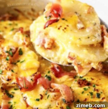 Cheesy and creamy Easy Scalloped Potatoes
