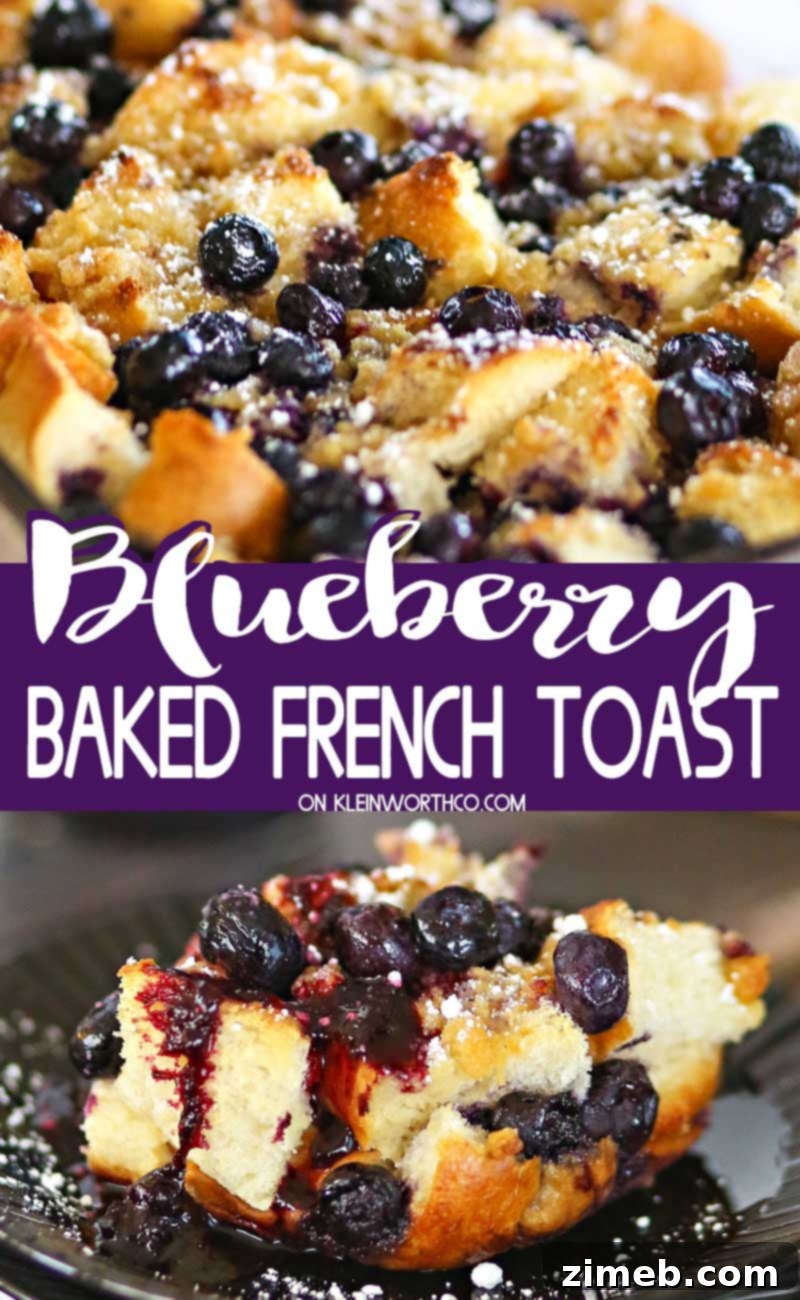 Blueberry French Toast Bake 2 Blueberry Baked French Toast
